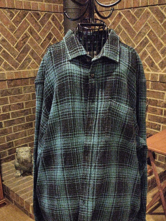No Boundaries Other - Men's Teal & Black Plaid Shirt Jacket